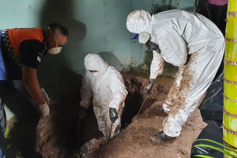 Así hallaron el cuerpo de Pablo Mariotti: estaba enterrado en el jardín de una vivienda