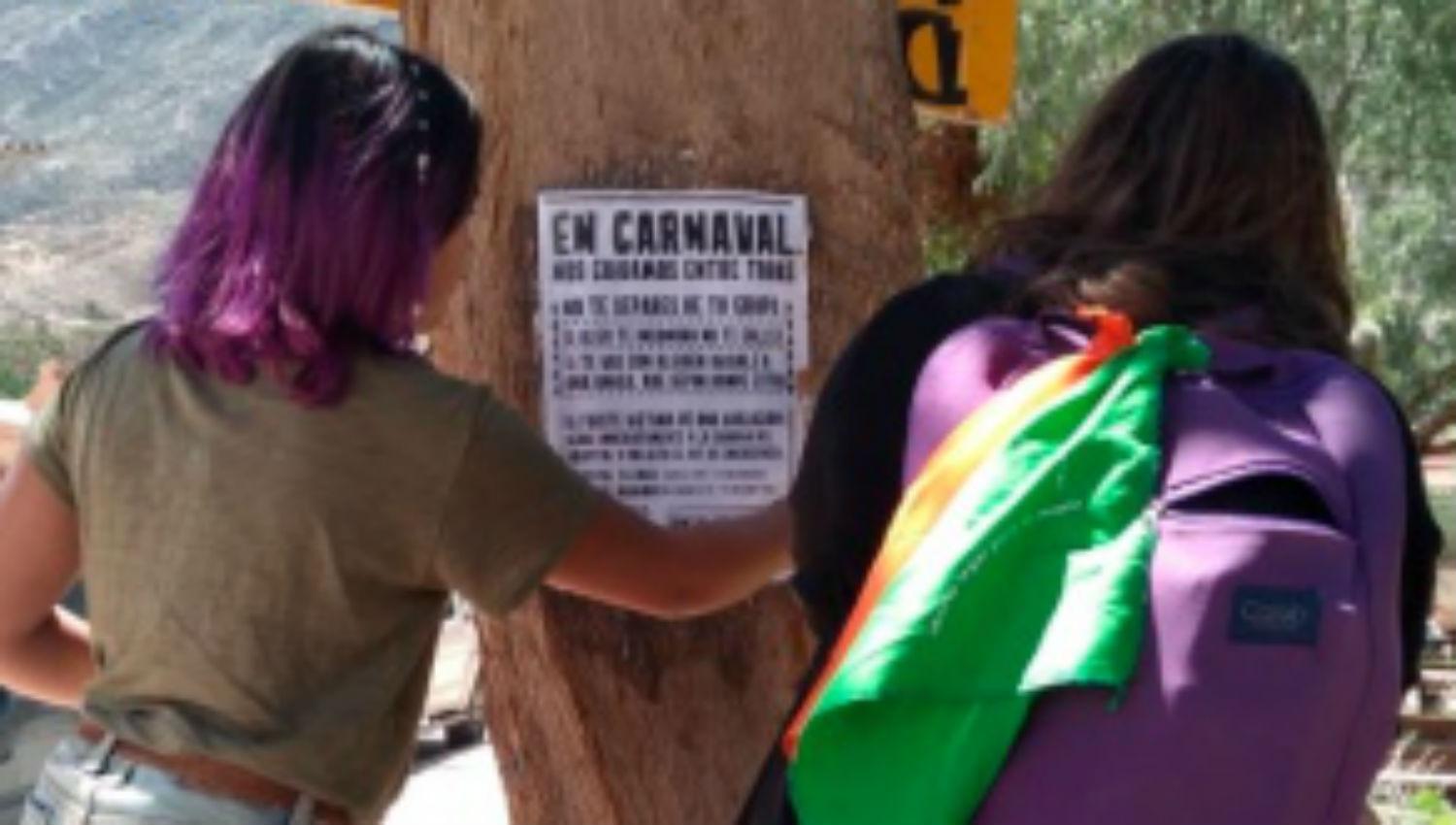 Afiches y spots contra la violencia de género en el carnaval de Jujuy