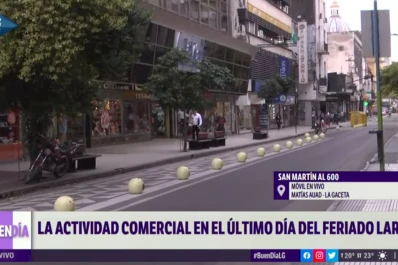 Escasa actividad comercial en el último día del feriado largo
