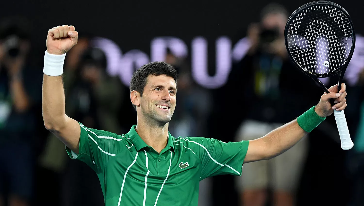 Novak Djokovic continúa invicto en 2020. (DPA)