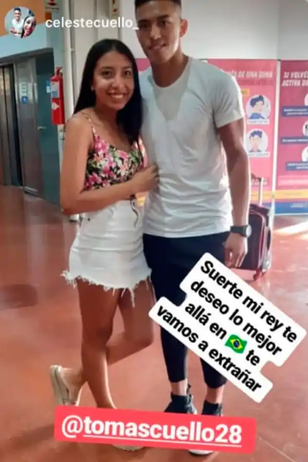 Tomás Cuello viajó a Brasil para mostrar su talento en el fútbol paulista