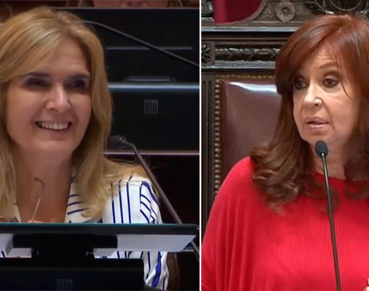 Tenso cruce entre Silvia ElÃ­as de PÃ©rez y Cristina FernÃ¡ndez de Kirchner en el Senado