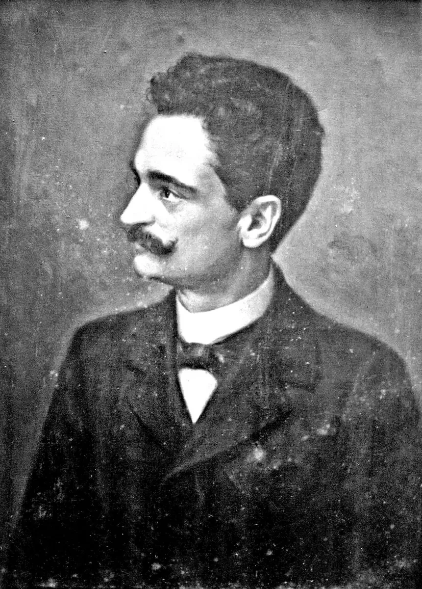 ALBERTO LEON DE SOLDATI. Un retrato al óleo ejecutado al comienzo de sus quince años de parlamentario nacional.