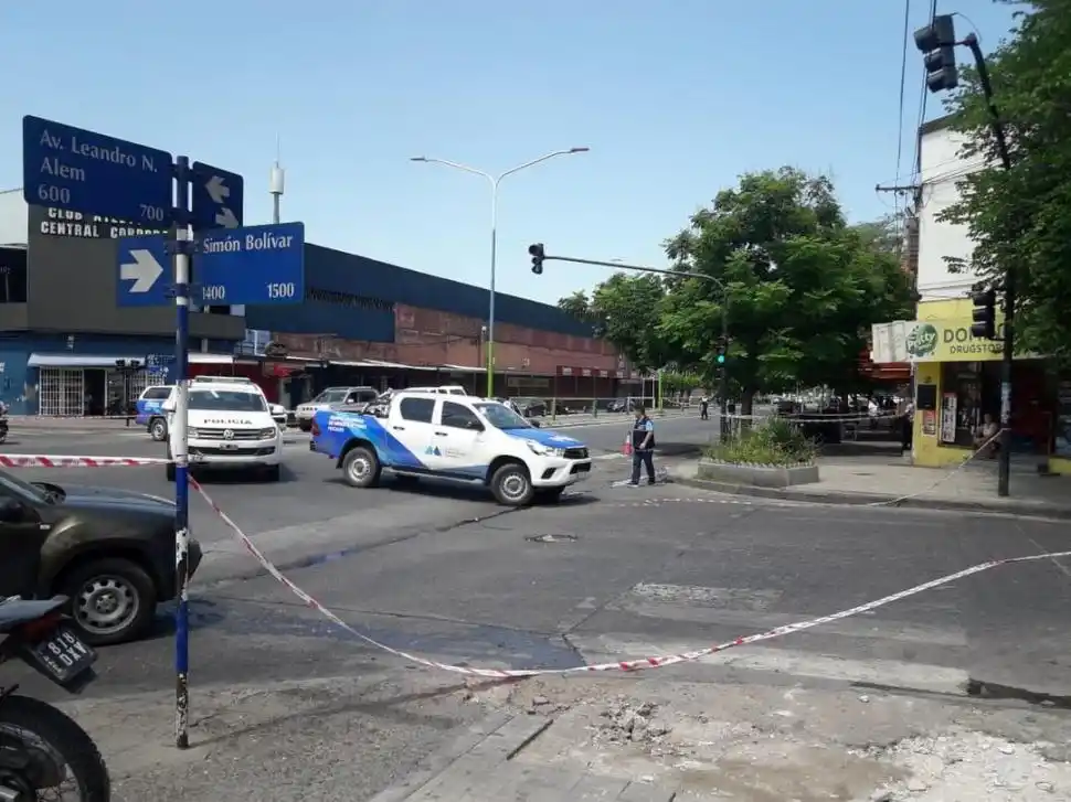 EL LUGAR. Los vecinos de Alem y Bolívar dicen que este es el tercer caso de violencia este año.  