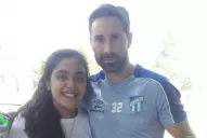 Sofía cumplió el sueño de conocer a Lucchetti y emocionó a todos