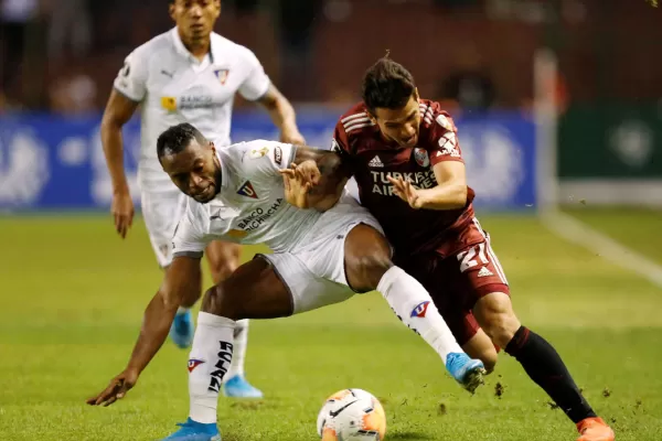 Libertadores: en el debut y con suplentes, River perdió 3-0 con la Liga de Quito