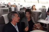 Escracharon al ex presidente Mauricio Macri en un vuelo