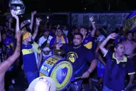Gracias a los Deca por el regalo: así fue el festejo de los hinchas de Boca en Tucumán