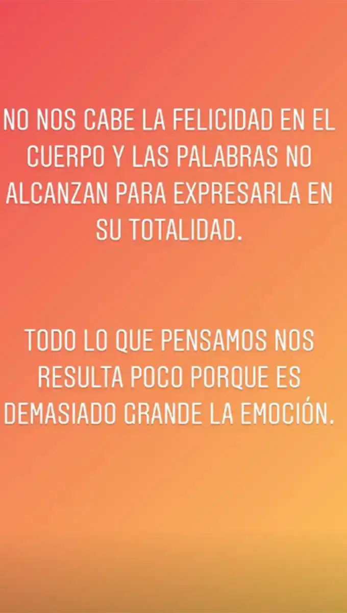 ¡Se agranda la familia! Abel Pintos anunció que espera su primer hijo