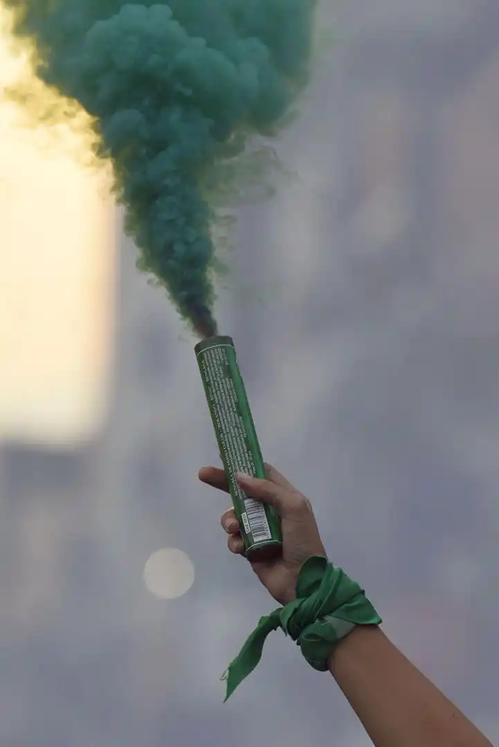 ABORTO LEGAL. Con pañuelos verdes, pidieron por la IVE.  