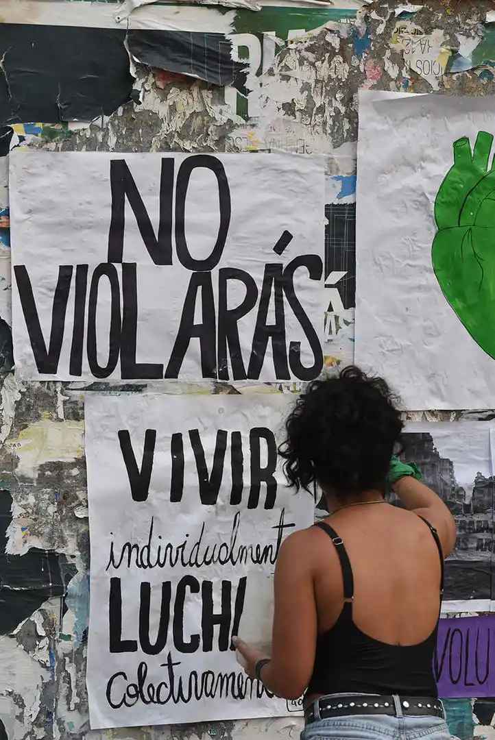 NI UNA MENOS. En lo que va del año hubo 69 femicidios.   