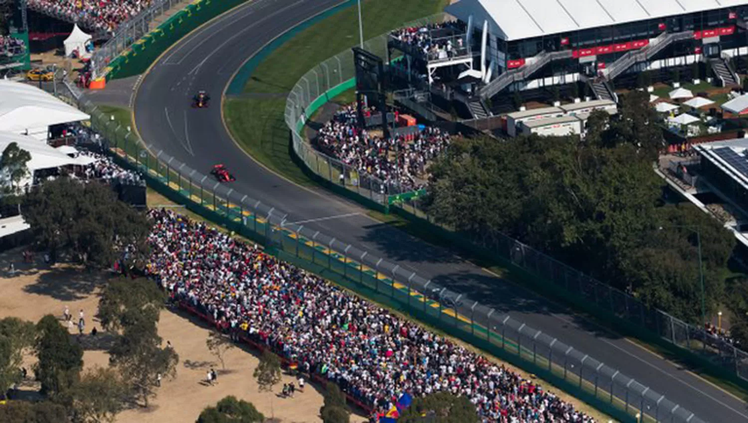 El circuito de Melbourne donde se iba a abrir la temporada de Fórmula 1. (FOTO TOMADA DE TWITTER @ausgrandprix)