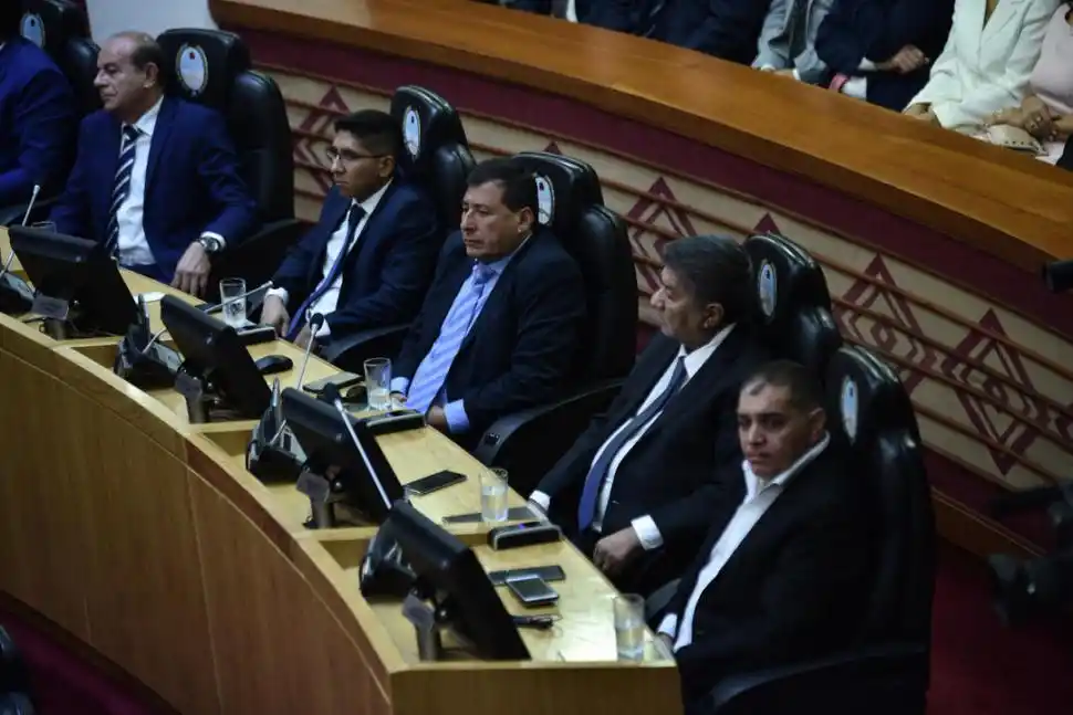 EN PROBLEMAS. El legislador y ex intendente de Tafí del Valle Jorge Yapura Astorga, durante una sesión parlamentaria. la gaceta / foto de osvaldo ripoll 