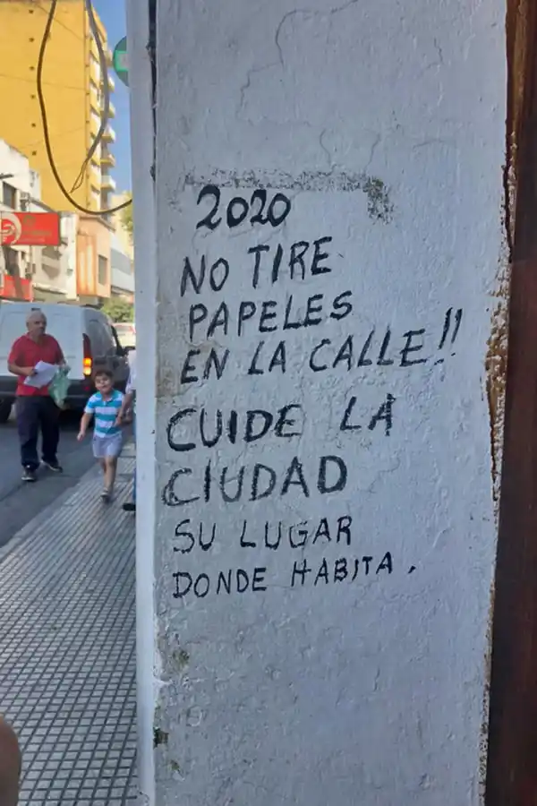 Reclamos con gratifis para cuidar la ciudad