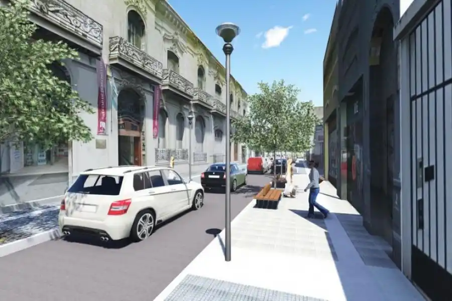 EQUIPAMIENTO. Nuevo arbolado, iluminación y baldosas renovadas.  