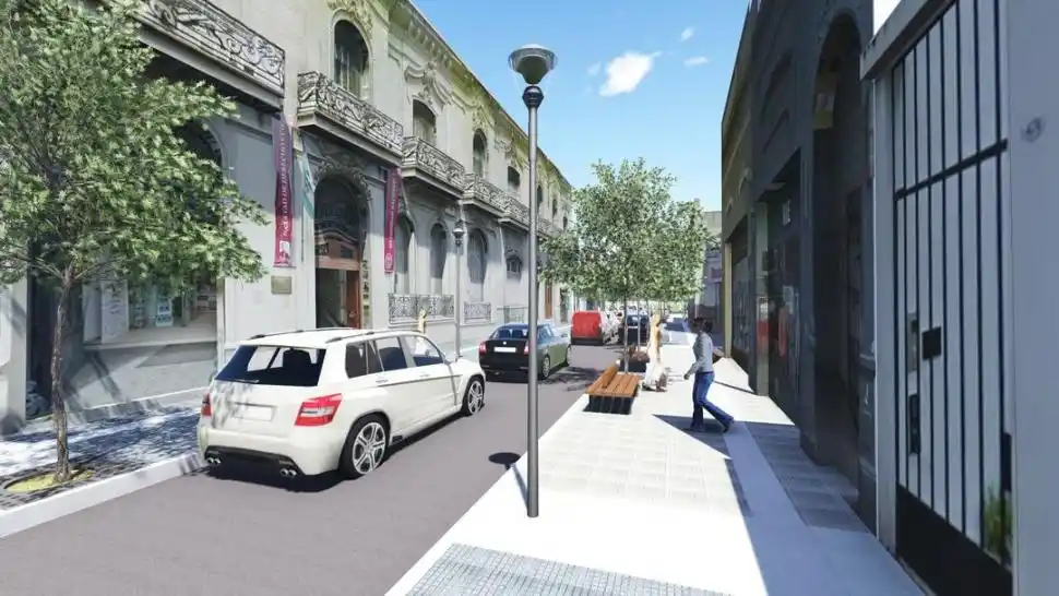 EQUIPAMIENTO. Nuevo arbolado, iluminación y baldosas renovadas.  