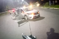 Un camionero chocó a un auto en Yerba Buena y huyó del lugar