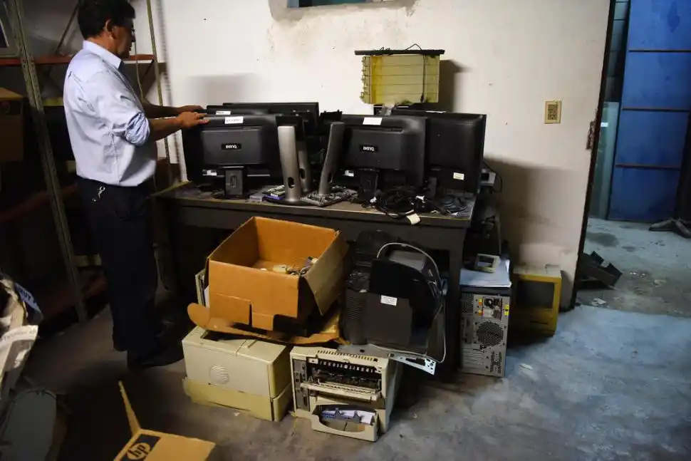 OTRO USO. La basura electrónica puede contener piezas que aún funcionen en otros aparatos. la gaceta / fotos de analia jaramillo 