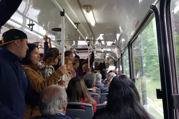 Coronavirus: ómnibus repletos generan discusiones entre pasajeros y choferes