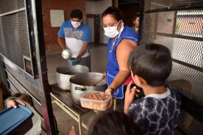 Los comedores escolares funcionaron y entregaron viandas a las familias