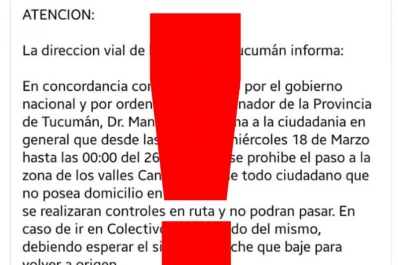 Desmienten que hayan cerrado el acceso a los Valles