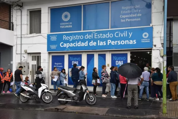 Ante la pandemia, piden respetar los turnos asignados en el Registro Civil