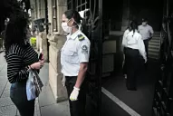 Distanciados en la Cámara, con barbijos en el Ejecutivo