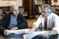 Contra el coronavirus: Fernández y Larreta volvieron a mostrarse juntos