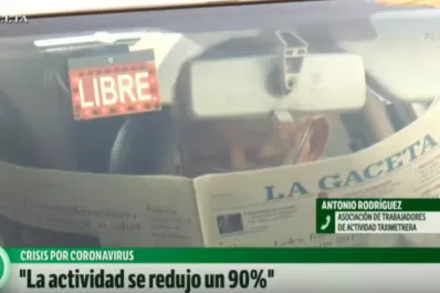 La actividad de los taxistas se redujo un 90% debido a la cuarentena por Coronavirus
