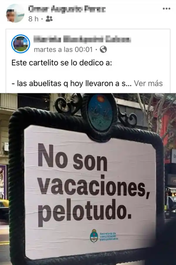 El empleado judicial detenido había compartido un meme sobre la cuarentena