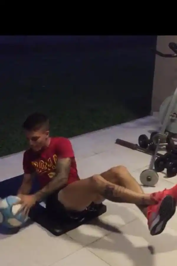 SIN DESCANSO. Todos los días, Emiliano avanza en su preparación física. 