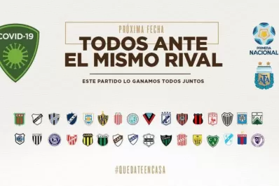 Los 32 equipos de la Primera Nacional y un mensaje conjunto de concientización