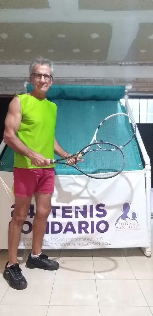 El tenista Méndez, que tiene un hijo en Barcelona, se mantiene fuerte