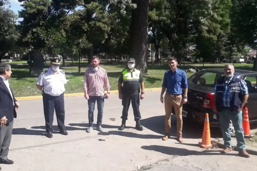 Controlan que en los countries tucumanos se cumplan las medidas de aislamiento social