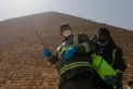 Fumigan las pirámides de Egipto por el coronavirus