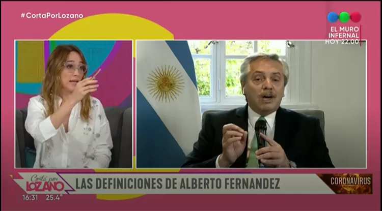 Vero Lozano entrevistó a Alberto Fernández.