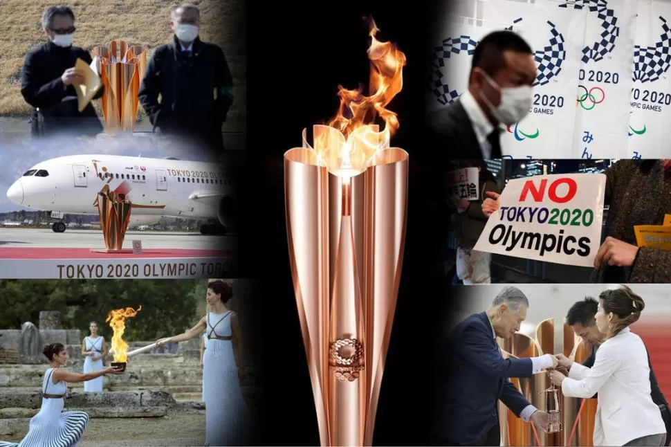 LA RUTA. La llama olímpica, que fue encendida en Grecia, llegó a Japón y se mantendrá sin apagarse allí hasta el año que viene. 