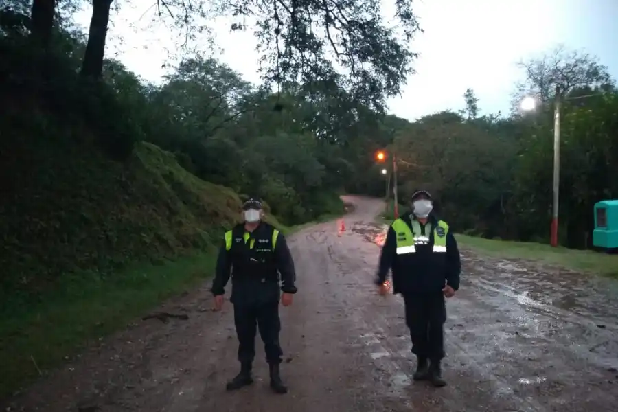 Contra el coronavirus: controlan los accesos en el este de la provincia