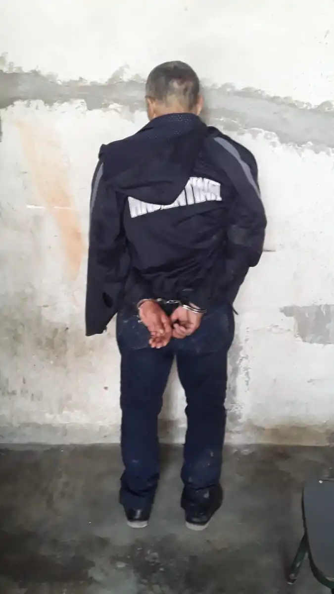 El asesino fue detenido por la Policía.