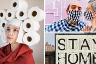 Obras con papel higiénico y barbijos para el primer museo al aislamiento por coronavirus 