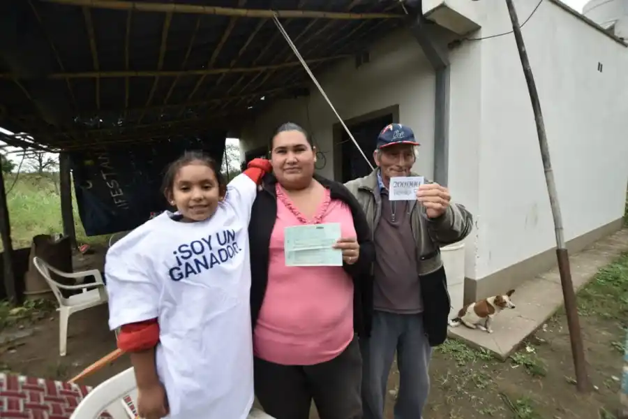Beatriz Diaz y su familia, de Los Arroyo.