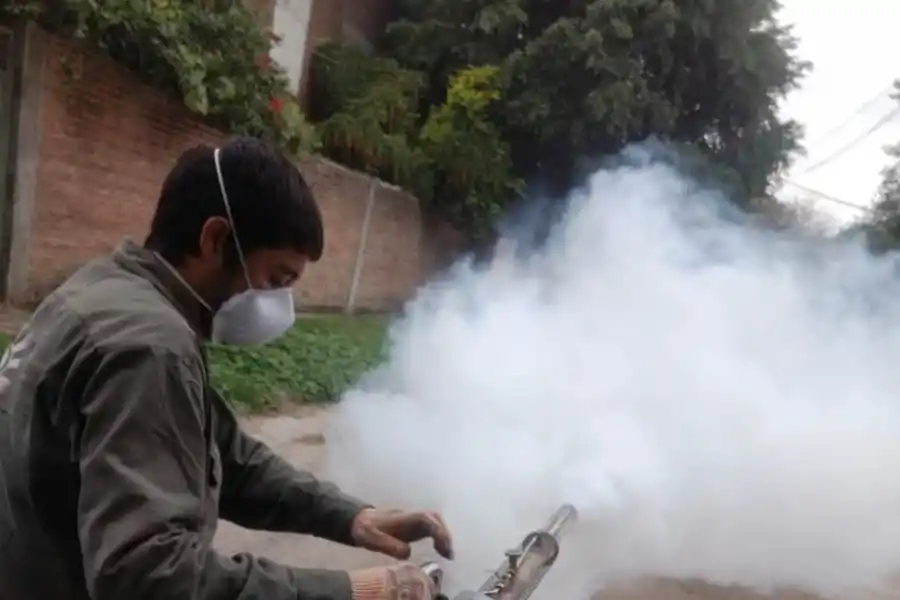 Cómo combaten el dengue en los espacios públicos de la capital