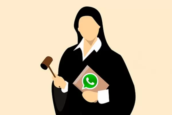 Justicia por WhatsApp: le dicen “no” a un padre