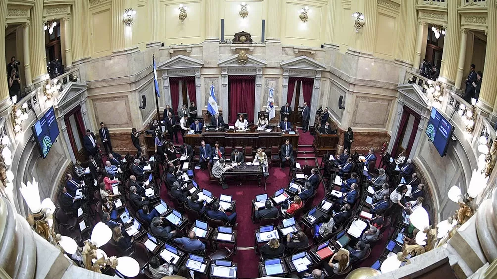 EN EL SENADO. Cristina pidió a la Corte Suprema definir como válidos los proyectos votados a través de videollamadas. TÉLAM