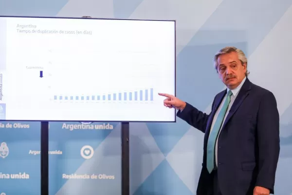 Errores y aciertos de los gráficos que mostró Alberto Fernández al extender la cuarentena