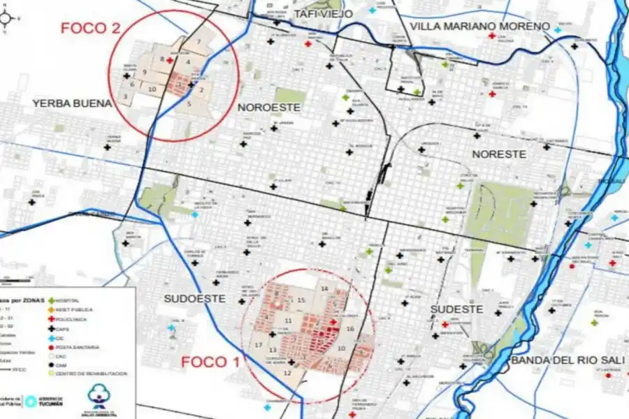 San José y el barrio 11 de Marzo, de la capital, son las zonas rojas del dengue