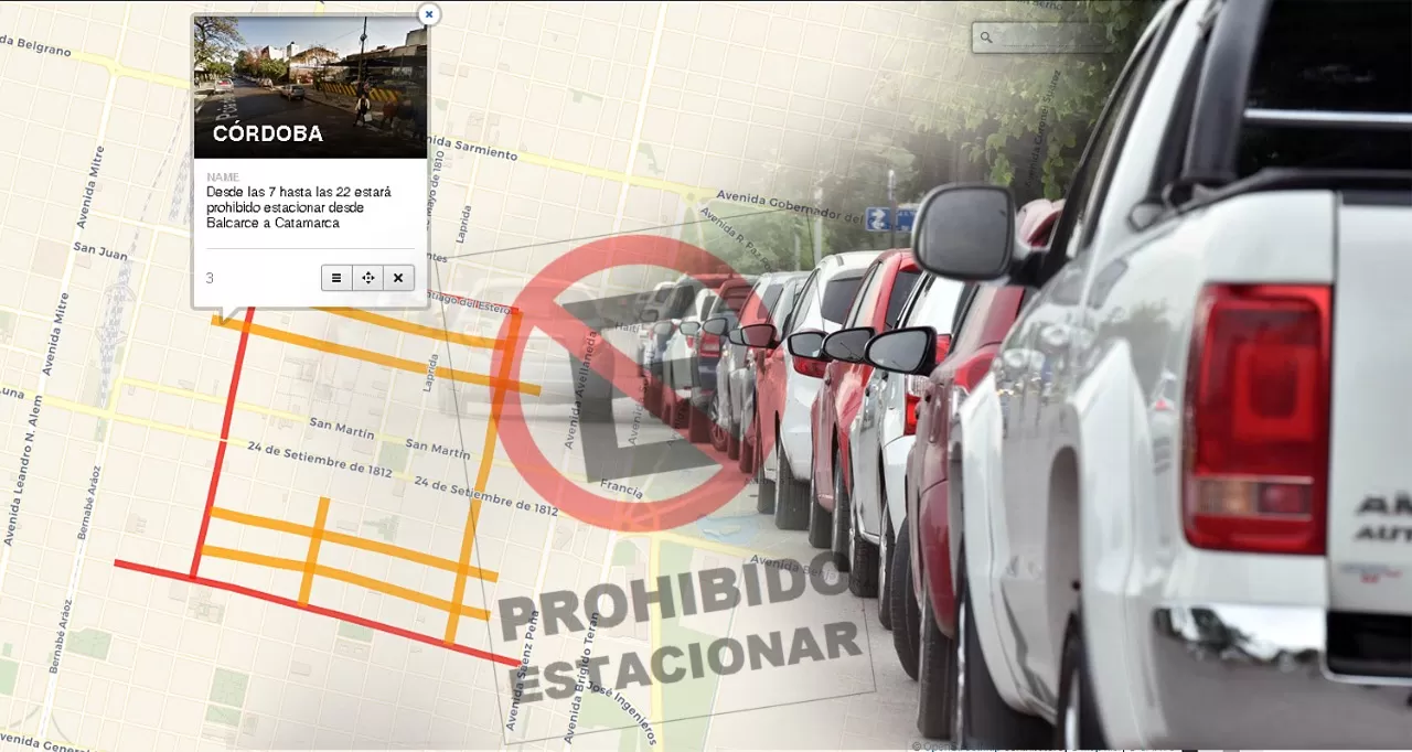 Mapa interactivo: estas son las calles en las que no se podrá estacionar en la capital