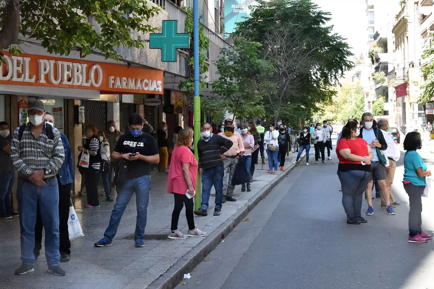 Así se mostraron las calles tucumanas en las últimas horas. LA GACETA/FOTO DE INÉS QUINTEROS ORIO