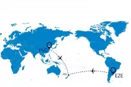 Llegó el segundo vuelo desde China y trajo material para testear casos de covid-19 