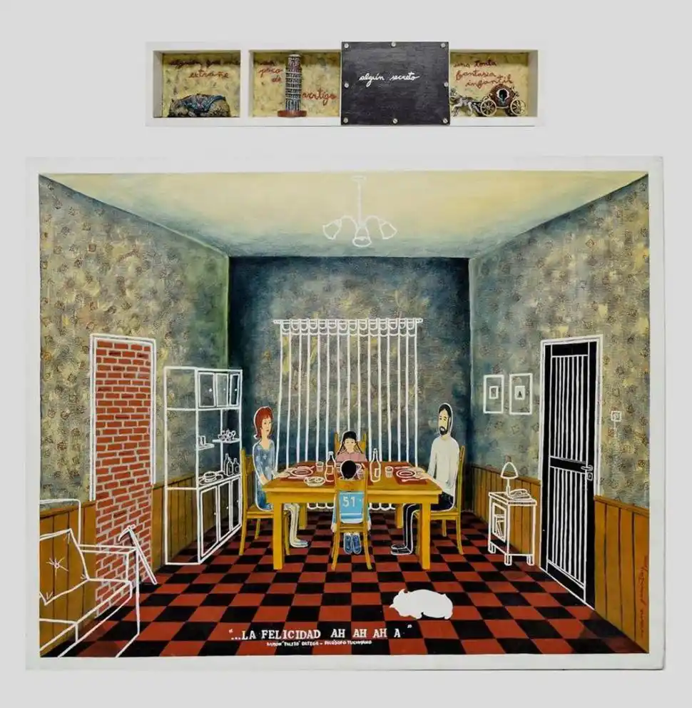 PINTURA Y OBJETO. La obra se llama “Lo que ellas quieren II”.